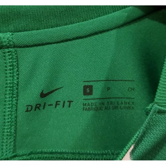 NIKE Green and White Soccer Jersey - Picture 2 of 5